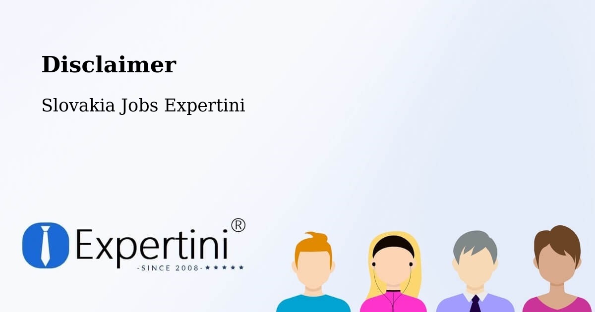 Disclaimer – Levoča - Slovakia Jobs Expertini