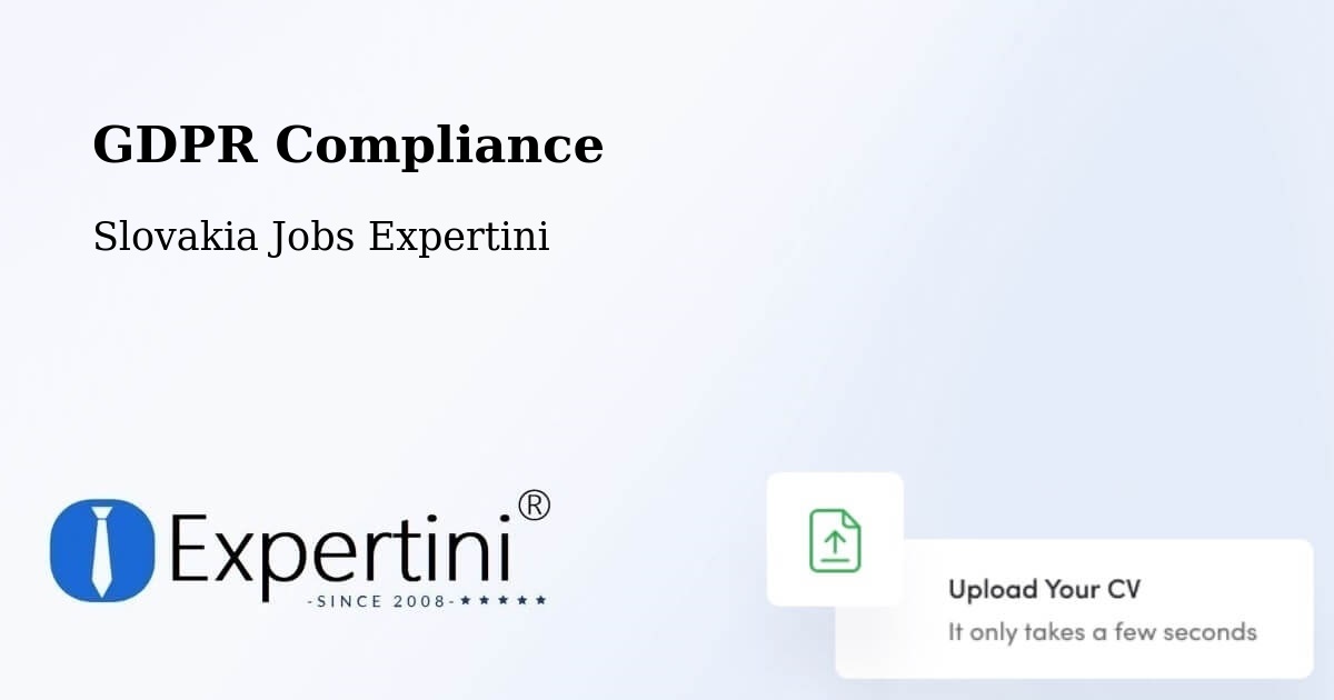 EU GDPR Compliance Statement – Levoča - Slovakia Jobs Expertini