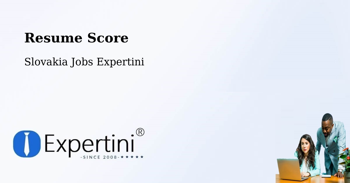 Resume Score & Job Description Match Tool – Levoča - Slovakia Jobs Expertini